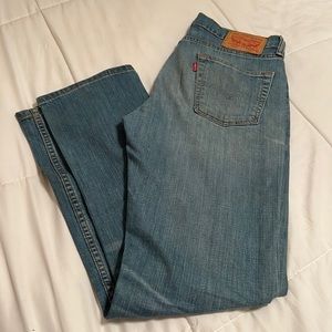 Men’s Levi Strauss & co 514 Straight W29 L30 in medium/light wash